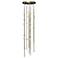 Constellation Andromeda 12"W Short Brass 3000K Clear Lens Round LED Pe