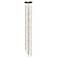 Constellation Andromeda 12"W Tall Brass 2700K White Lens Round LED Pen