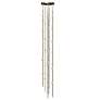 Constellation Andromeda 12"W Tall Brass 3000K Clear Lens Round LED Pen