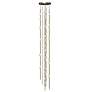 Constellation Andromeda 12"W Tall Brass 3000K White Lens Round LED Pen
