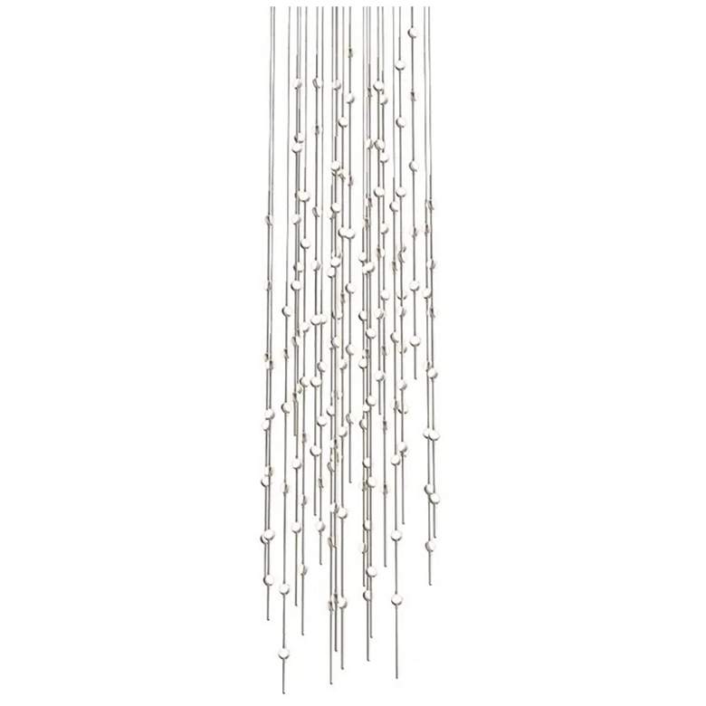 Image 1 Constellation Andromeda 25" Round LED Pendant - Satin Nickel - White L