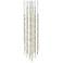 Constellation Andromeda 25"W Brass 2700K White Lens Round LED Pendant