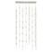 Constellation Andromeda 36" Rectangle LED Pendant - Nickel - Clear Len