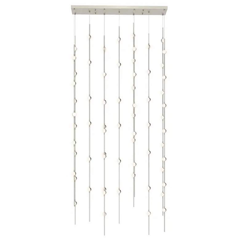 Image 1 Constellation Andromeda 36" Rectangle LED Pendant - Nickel - White Len