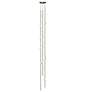 Constellation Andromeda 6"W Tall Brass 3000K White Lens Round LED Pend