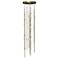Constellation Andromeda Short 12" Round LED Pendant - Brass - Clear Le