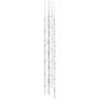 Constellation Andromeda Tall 12" Round LED Pendant - Nickel - Clear Le