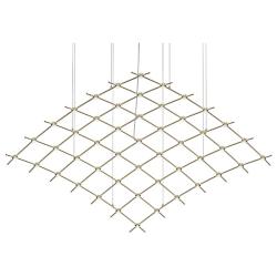Constellation Aquarius Major Chandelier - Brass - Clear Faceted Lens