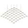 Constellation Aquarius Major Chandelier - Brass - Clear Faceted Lens