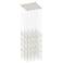 Constellation Cosmic Cube 20.5"W Satin Nickel 2700K Clear Lens LED Pen