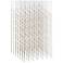 Constellation - Cosmic Cube 30" LED Pendant - Satin Nickel - White Acr