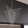 1_Constellation Galaxy Matrix Arrow LED Pendant w/ 20' Cord - Satin Alumi