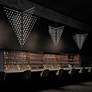 3_Constellation Galaxy Matrix Arrow LED Pendant w/ 20' Cord - Satin Alumi more views