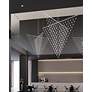 6_Constellation Galaxy Matrix Arrow LED Pendant w/ 20' Cord - Satin Alumi more views