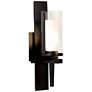 Constellation Sconce - Black Finish - Opal and Clear Glass