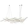 Constellation Ursa Major 92.75"W Satin Brass 3000K White Lens Chandeli