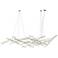 Constellation Ursa Major 92.75"W Satin Brass 3000K White Lens Chandeli
