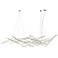 Constellation Ursa Major Chandelier - Brass - Clear Faceted Lens