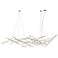 Constellation Ursa Major Chandelier - Brass - White Optical Lens