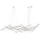 Constellation Ursa Major Chandelier - Nickel - Clear Faceted Lens