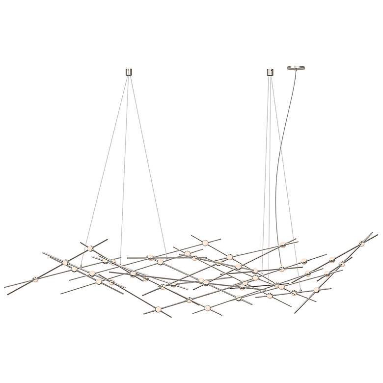 Image 2 Constellation Ursa Major Chandelier - Nickel - White Optical Lens