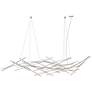 2_Constellation Ursa Major Chandelier - Nickel - White Optical Lens
