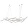 Constellation Ursa Major Chandelier - Nickel - White Optical Lens