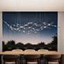 1_Constellation Ursa Major Chandelier - Nickel - White Optical Lens