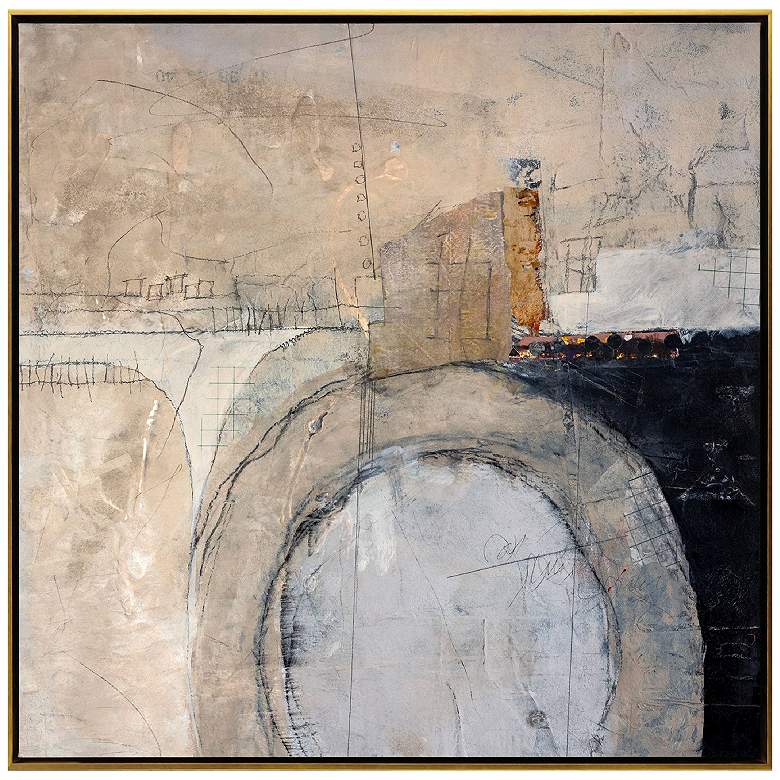 Image 3 Construction Site 37"W x 37"H Canvas