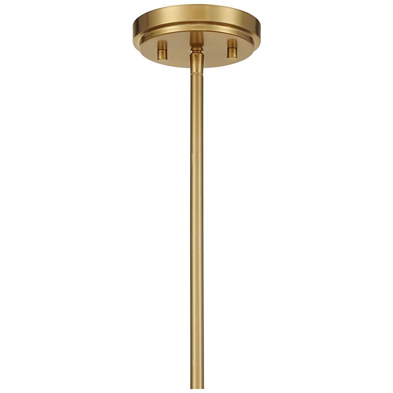 Image 6 Consulate 5-Light Chandelier in Matte Black and Warm Brass more views
