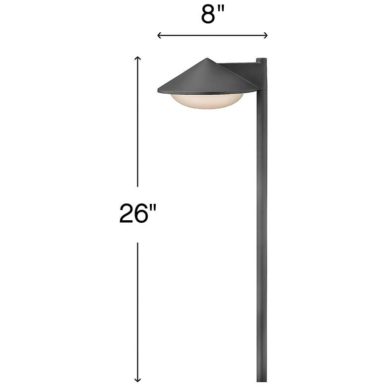 Image 3 Contempo 22"H Charcoal Gray Path Light by Hinkley Lighting more views