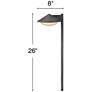3_Contempo 22"H Charcoal Gray Path Light by Hinkley Lighting more views