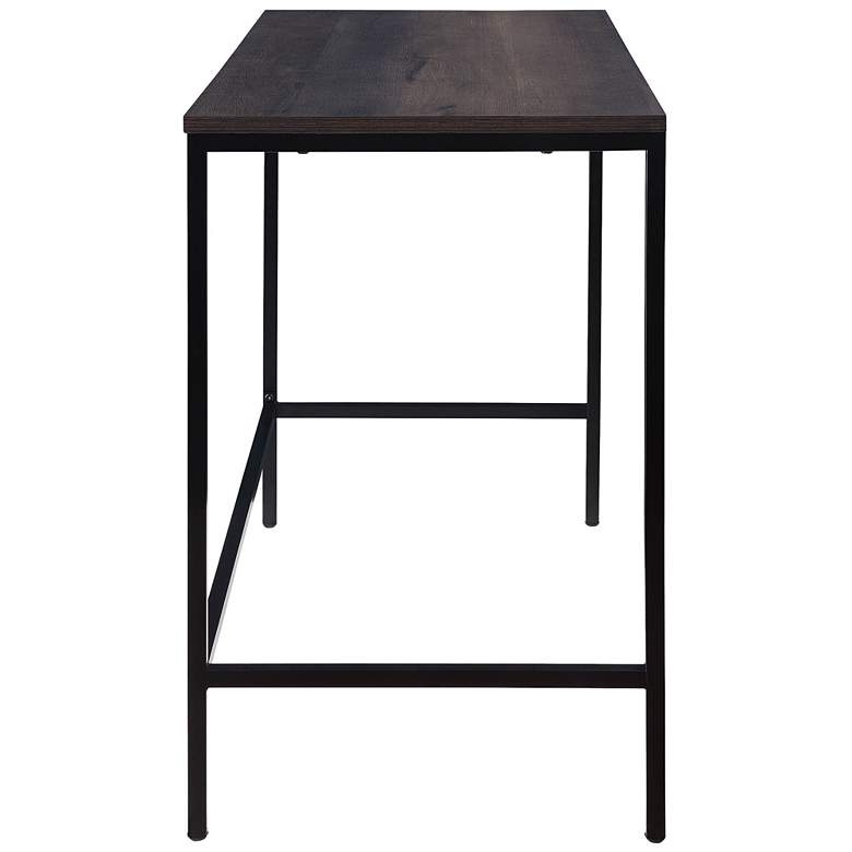 Image 5 Contempo 42" Wide Ozark Ash Metal Office Desk more views