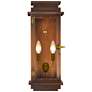 1_Contempo Flush 18 1/2"H Antique Copper 2-Light Outdoor Wall Light