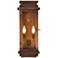 Contempo Flush 18 1/2"H Antique Copper 2-Light Outdoor Wall Light
