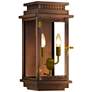 2_Contempo Flush 18 1/2"H Antique Copper 2-Light Outdoor Wall Light more views