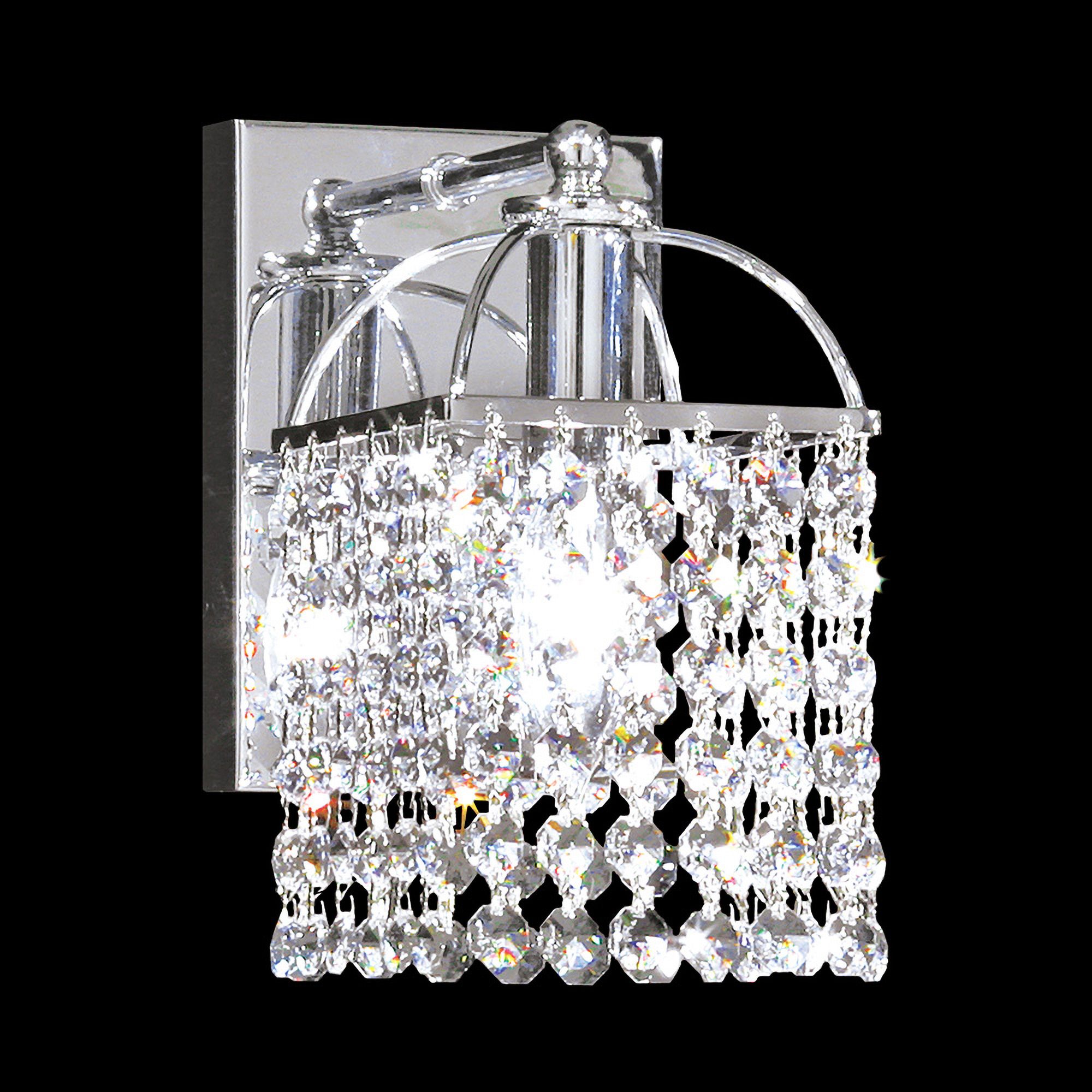 contemporary crystal wall sconces