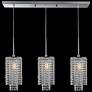 Contemporary Collection 32" Wide 3 Light Crystal Pendant James Moder