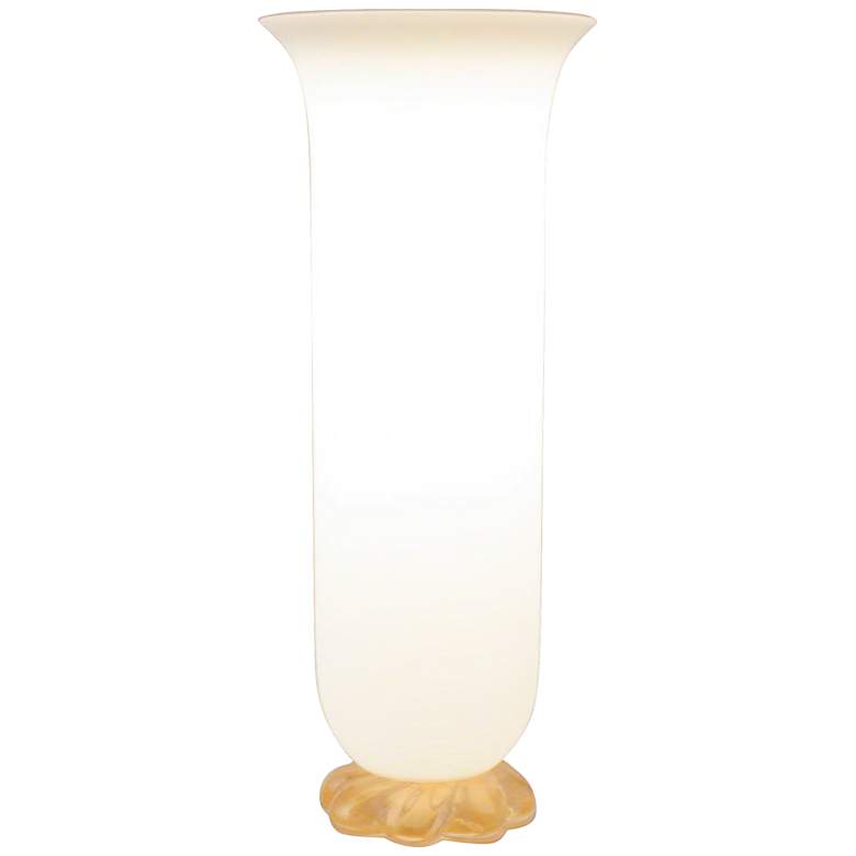 Image 1 Contemporary Golden Glass Rope Table Lamp
