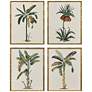 1_Contemporary Palm I 19"W x 25"H Coastal Framed Art Set of 4