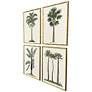 2_Contemporary Palm II 19"W x 25"H Coastal Framed Art Set of 4 more views