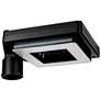 1_Contemporary Square 5 1/2" High Black Solar LED Post Light