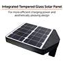 5_Contemporary Square 5 1/2" High Black Solar LED Post Light more views
