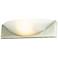 Contemporary Swoosh 16" Wide Wall Sconce