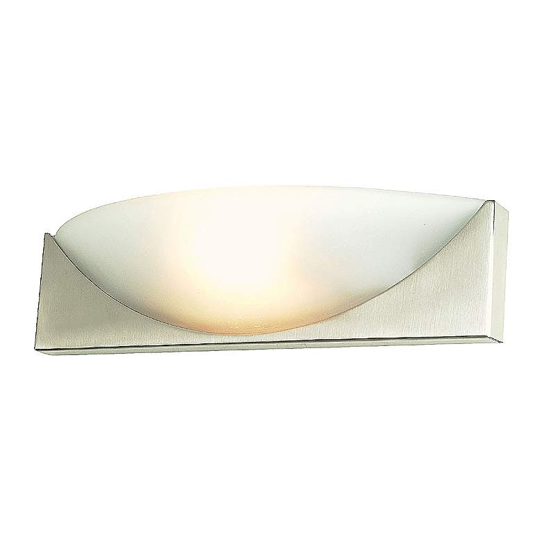 Image 1 Contemporary Swoosh 16 inch Wide Wall Sconce