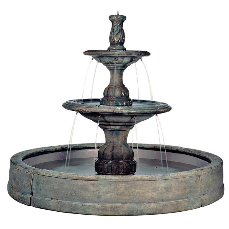 Image 1 Contemporary Tier in Valencia 59" High Relic Nebbia Fountain
