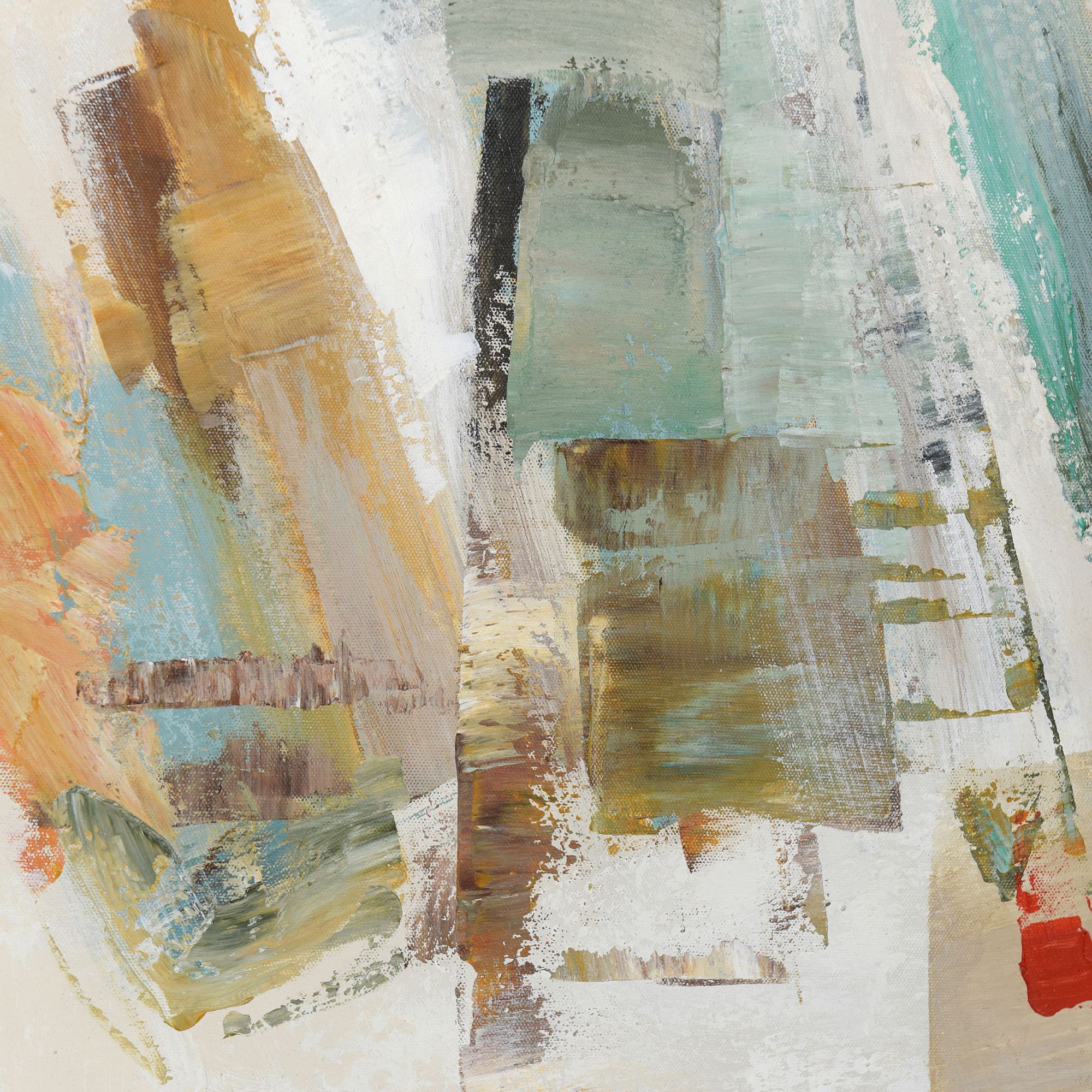 Image 5 Contempt 41.75" x 41.75" Hand Painted Framed Canvas Wall Art more views