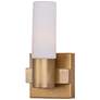 Contessa 1-Light 5" Wide Natural Aged Brass Wall Sconce