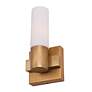 2_Contessa 1-Light 5" Wide Natural Aged Brass Wall Sconce more views