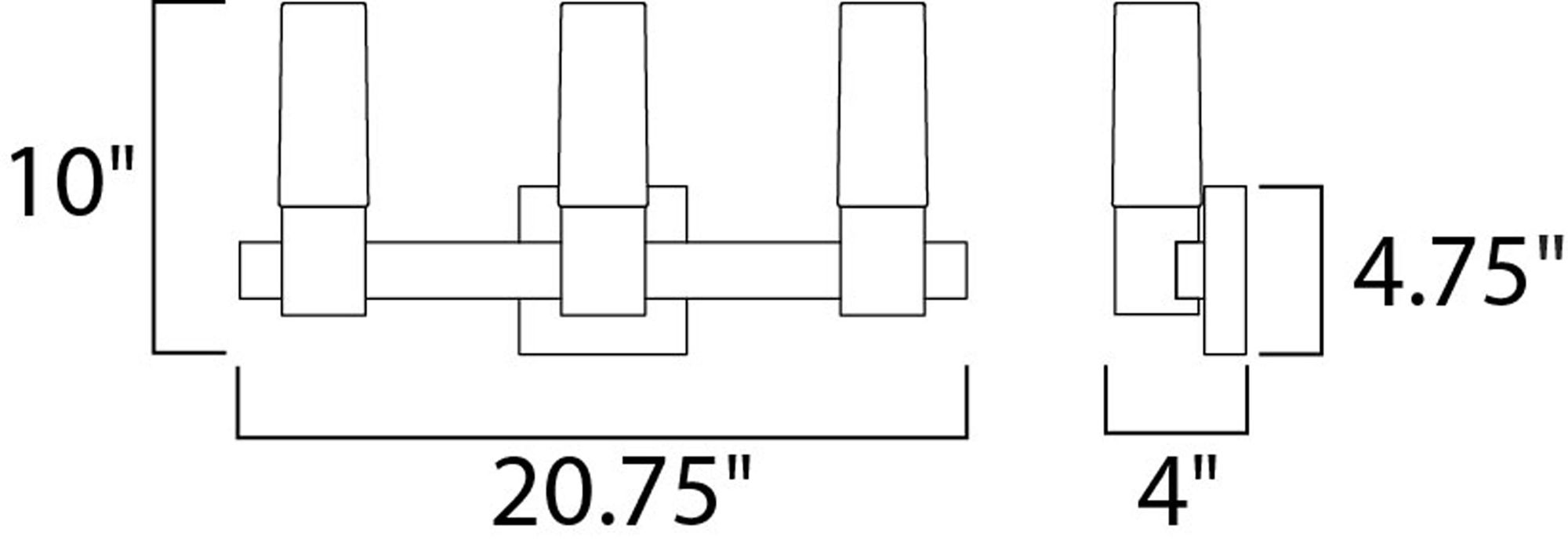 Image 4 Contessa 3-Light 20.75" Wide Bath Vanity - Natural Aged Brass more views